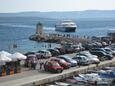 Der Strand Port Bol im Ort Bol, Brač.