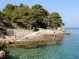 Der Strand  im Ort Božava, Dugi otok.