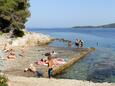 Der Strand  im Ort Božava, Dugi otok.