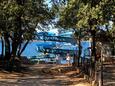 Beach  in Červar - Porat, Poreč.