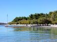 Plava plaža strand Vodice településen, Vodice.