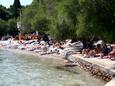 La plage Plava plaža en ville Vodice, Vodice.