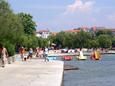 Plaža Plava plaža v mjestu Vodice, Vodice.