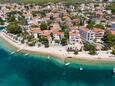 La plage  en ville Brodarica, Šibenik.