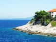 Der Strand  im Ort Prigradica, Korčula.