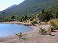 Der Strand Luka im Ort Trpanj, Pelješac.