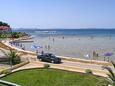 Der Strand  im Ort Privlaka, Zadar.