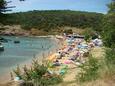 Der Strand Sveti Marek im Ort Risika, Krk.