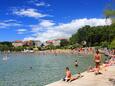 Der Strand Bačvice im Ort Split, Split.