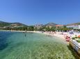 Vranjica strand Seget Vranjica településen, Trogir.