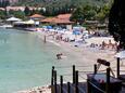 La plage Žal en ville Cavtat, Dubrovnik.