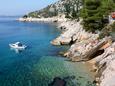 Nächster Strand Der Strand im Ort Trsteno, Dubrovnik.