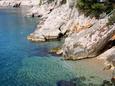 La plage  en ville Trsteno, Dubrovnik.