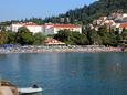 Der Strand Sunset Beach Lapad im Ort Dubrovnik, Dubrovnik.