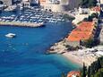 Pláž Banje na místě Dubrovnik, Dubrovnik.