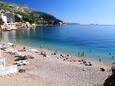 La plage Banje en ville Dubrovnik, Dubrovnik.