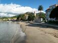 La plage  en ville Lopud, Elafiti.