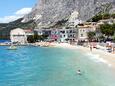 Der Strand Soline im Ort Drašnice, Makarska.