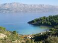 Beach Lovrečina in Postira, Brač.