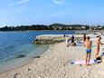 Der Strand Biondi im Ort Rovinj, Rovinj.