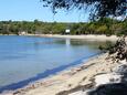 Der Strand Veštar im Ort Rovinj, Rovinj.