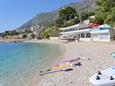  strand Živogošće - Porat településen, Makarska.