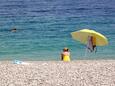 La plage Sipar en ville Mošćenička Draga, Opatija.