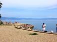 La plage Kvarner en ville Lovran, Opatija.