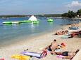  strand Vrsar településen, Poreč.