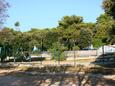 Der Strand  im Ort Vrsar, Poreč.