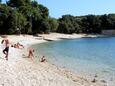 La plage Cintinera en ville Banjole, Pula.