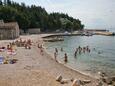 Der Strand  im Ort Dramalj, Crikvenica.