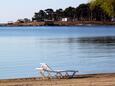 La plage Bijeca en ville Medulin, Medulin.