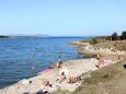 La plage Ližnjan en ville Ližnjan, Medulin.