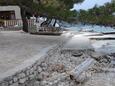 Der Strand  im Ort Arbanija, Čiovo.