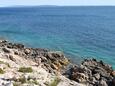 Der Strand  im Ort Mali Lošinj, Lošinj.