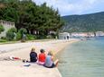 La plage Melin en ville Cres, Cres.