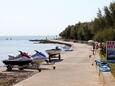 La plage  en ville Novigrad, Novigrad.