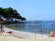 Bašanija strand Bašanija településen, Umag.