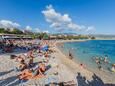 Der Strand Žnjan im Ort Split, Split.