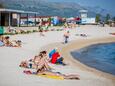 Der Strand Žnjan im Ort Split, Split.