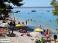 Spiaggia Sutikla a Podgora, Makarska.