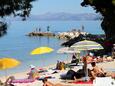 Plaža Sutikla u mjestu Podgora, Makarska.