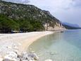 Plaža Krvavica v mjestu Krvavica, Makarska.