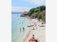 Der Strand  im Ort Duće, Omiš.