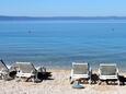 Der Strand Hotel Rivijera im Ort Makarska, Makarska.