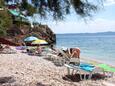 Spiaggia Izbitac a Drašnice, Makarska.