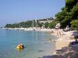 Beach Lučica in Brela, Makarska.