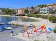 Der Strand Marina im Ort Marina, Trogir.