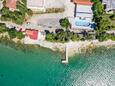 Der Strand  im Ort Crikvenica, Crikvenica.